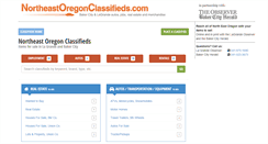 Desktop Screenshot of northeastoregonclassifieds.com